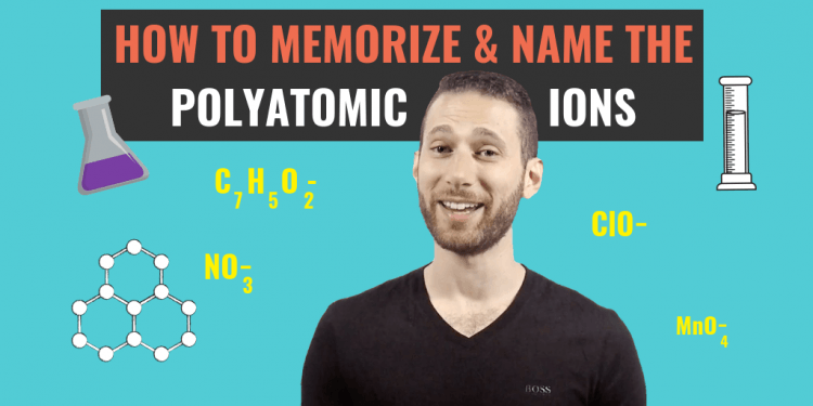 Memorizing the polyatomic ions, or any other chemical formula, is hard. But, with the right system, you can learn how to memorize them in a lasting way.